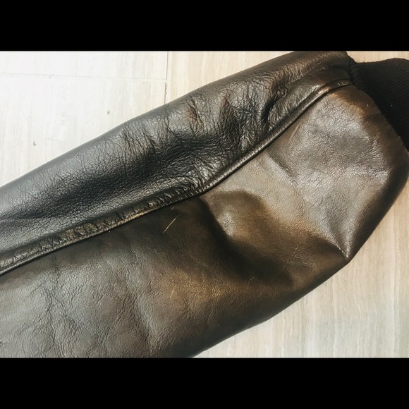 L.L. Bean Jackets & Coats Ll Bean Mens Leather Bomber Jacket Poshmark